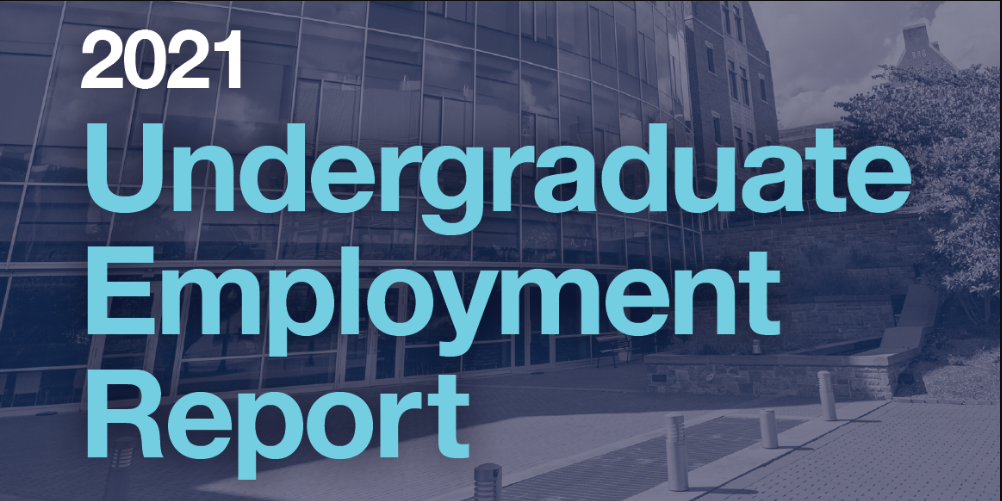 Cover of the 2021 Undergraduate Employment Report