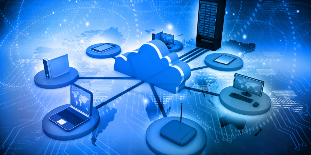Photo depicting cloud computing technology