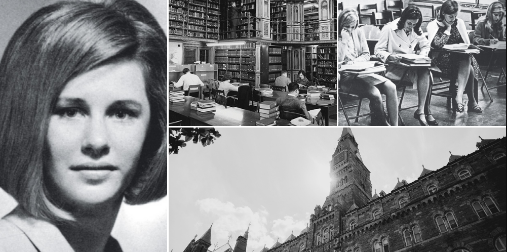Photos of Georgetown alumnae in the 1960s
