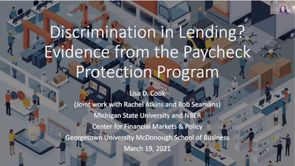 Discrimination in Lending? Evidence from the Paycheck Protection Program event cover