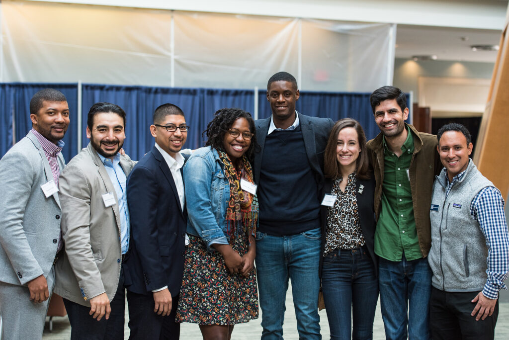 7 MBA students at Focus on Diversity event