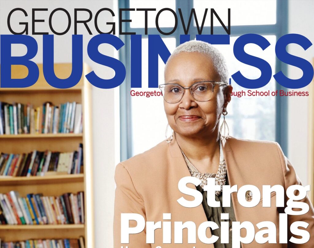 Spring 2018 Business Magazine Cover with EML alumni Kathryn Procope