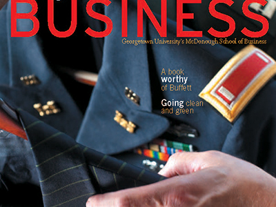 Fall 2010 Business Magazine Cover Story Combat to Corporate Service members swap boots for suits