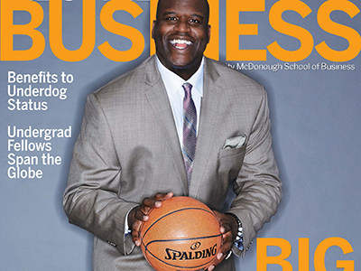 Spring 2015 Business Magazine Cover with Shaq