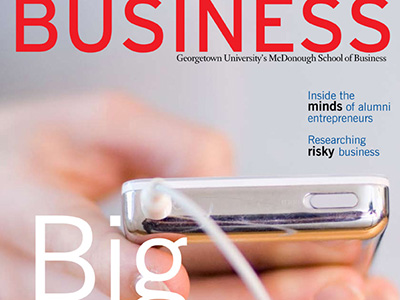 Spring 2009 Business Magazine Cover Story big idea for small devices students create multimedia tours for the hearing impaired