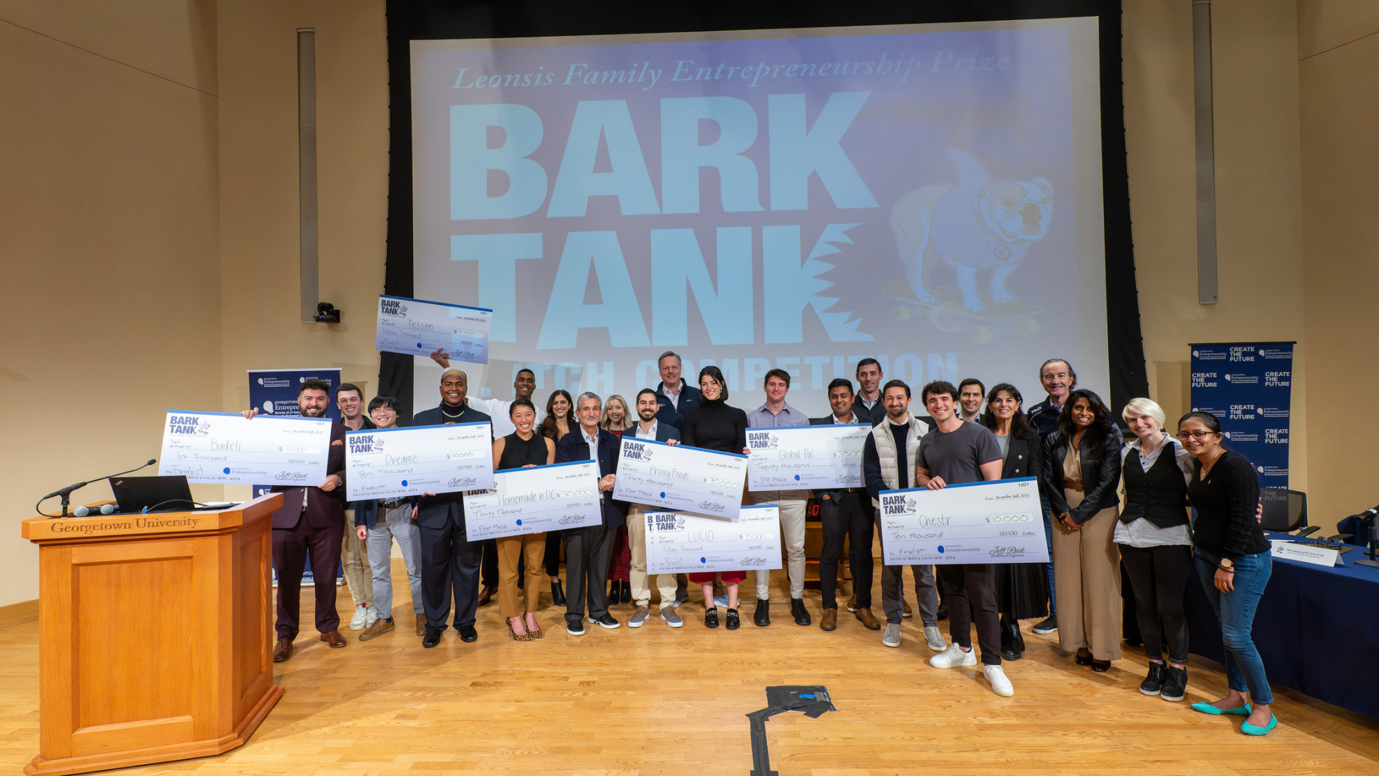 Winners of Bark Tank Competition Fall 2022