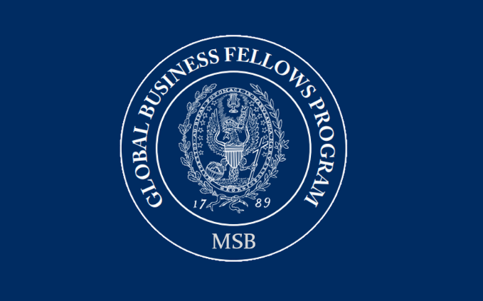 Global Business Fellows Program with MSB logo