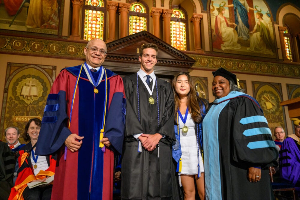 Undergraduate Students Receive Honors At Annual Tropaia Ceremony