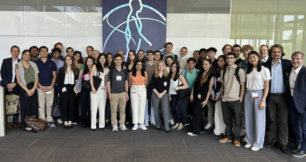 Students in the Izmirlian BGA program visit with Medtronic during their Global Value Chain immersion experience.