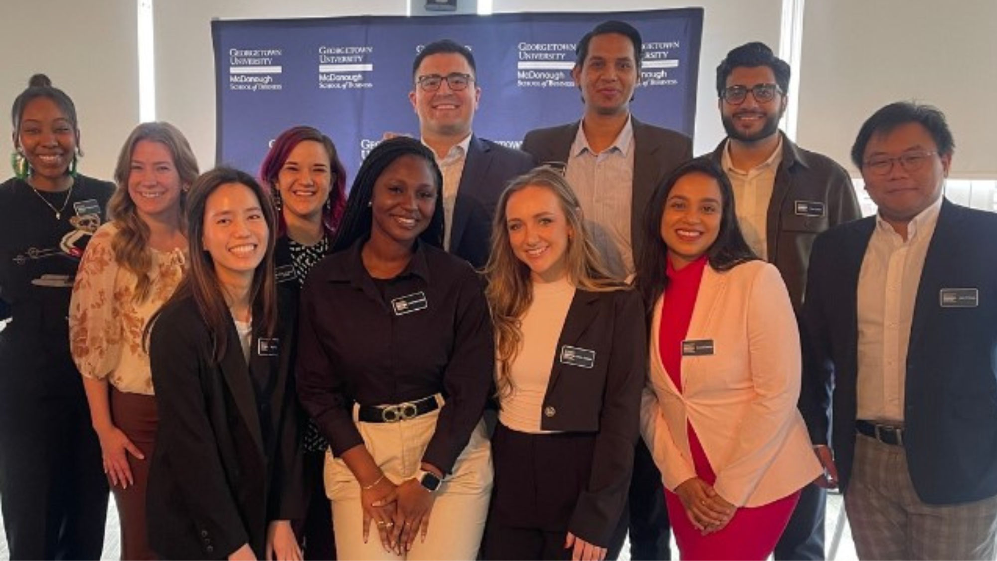 Georgetown MBA student ambassadors