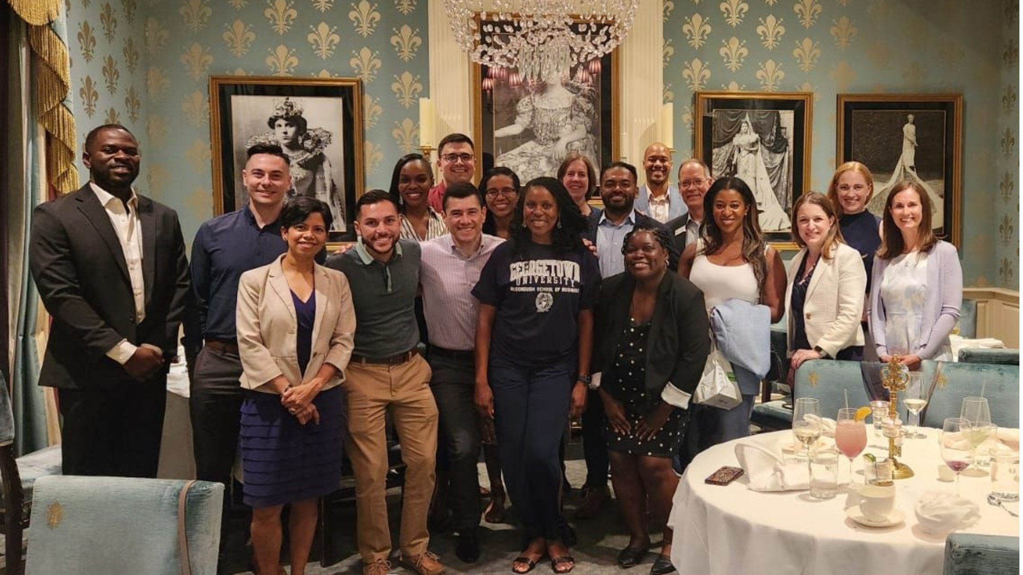 Georgetown McDonough students at The Consortium for Graduate Study in Management's Orientation Program in 2024.