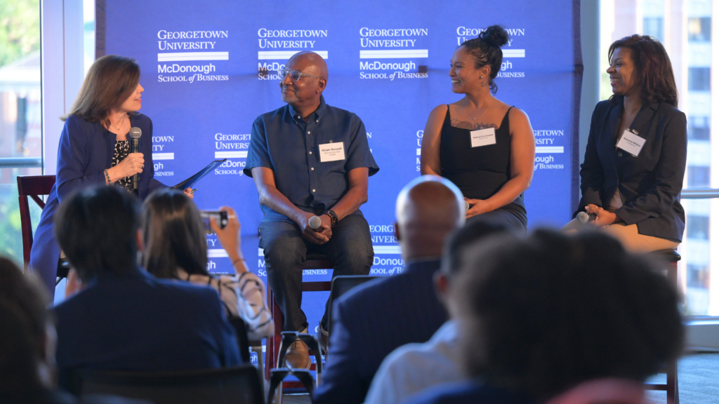 Small Business Corps panel during the launch celebration 