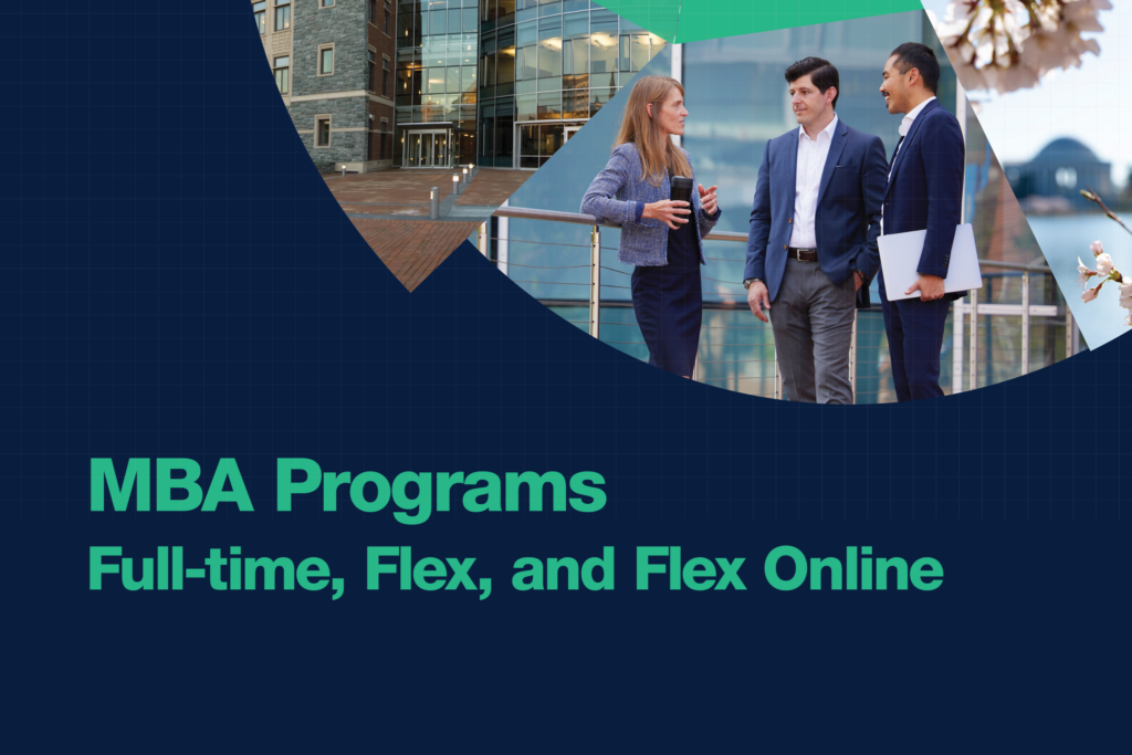 MBA programs full-time flex and flex online