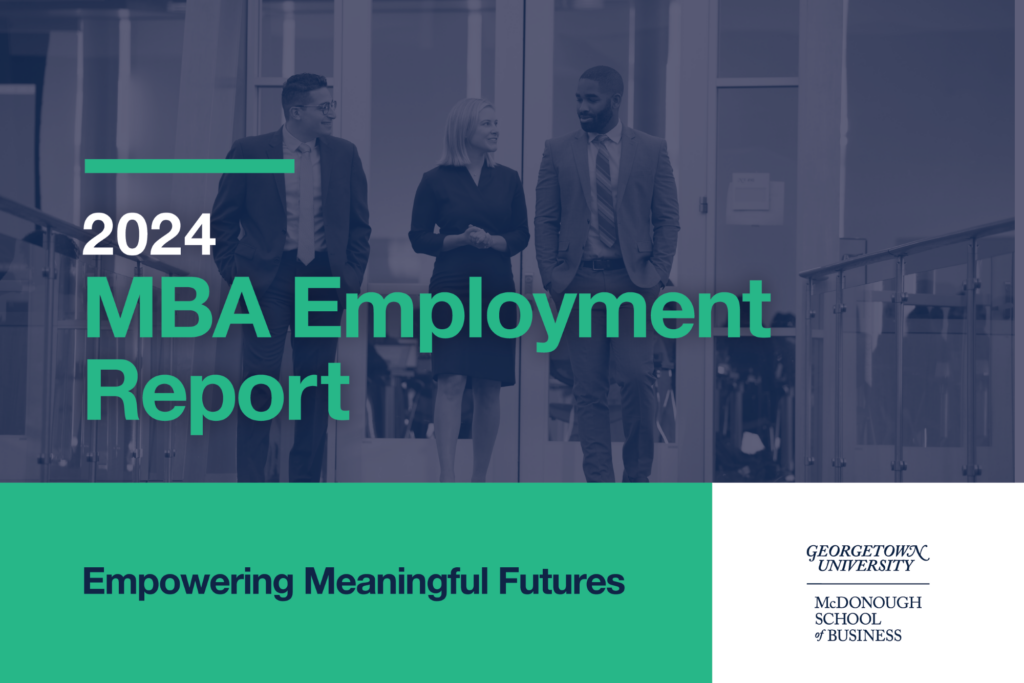 2024 MBA Employment Report empowering meaningful futures