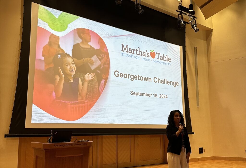 First Year Seminar Presentation for Martha's Table