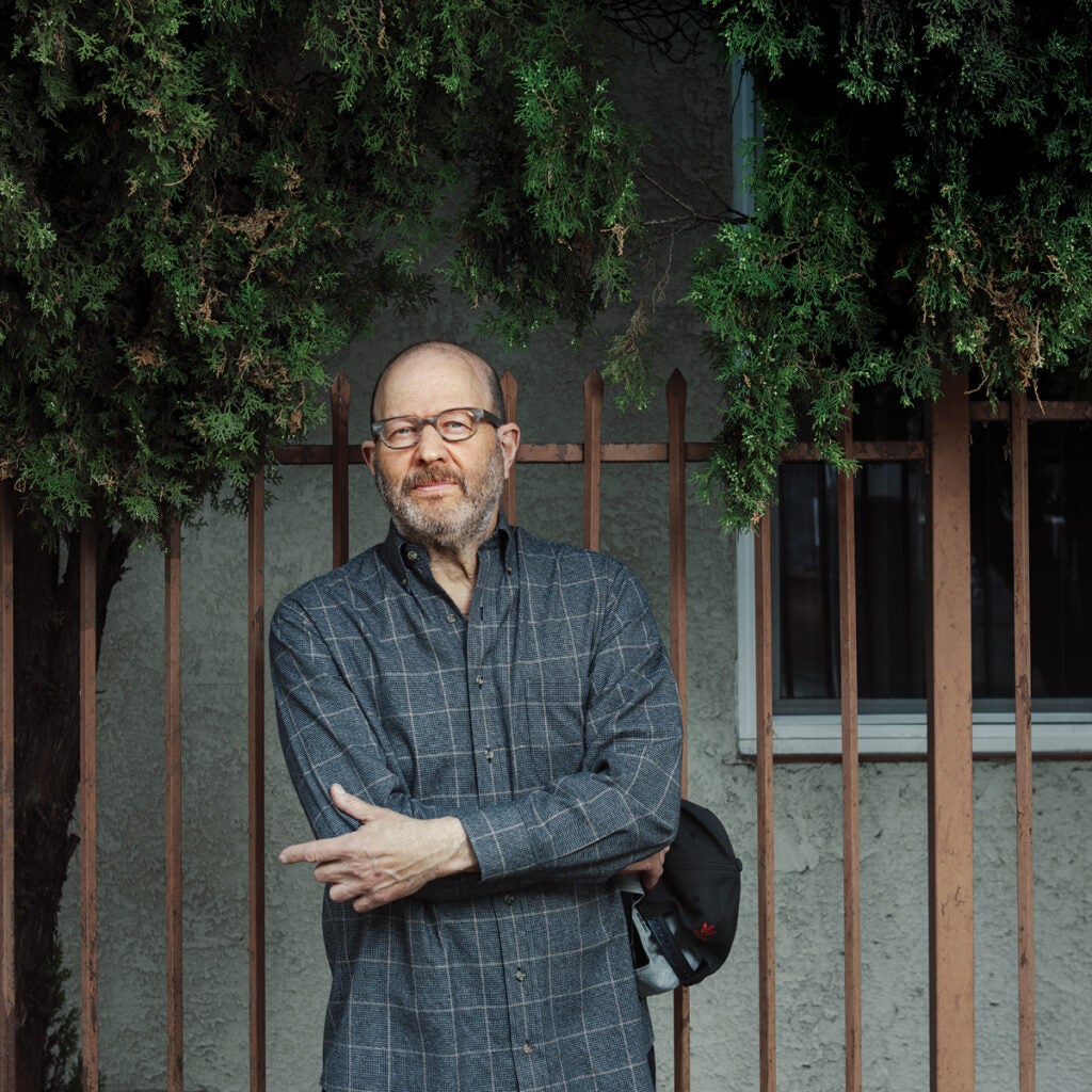 Daniel Ostroff standing outside