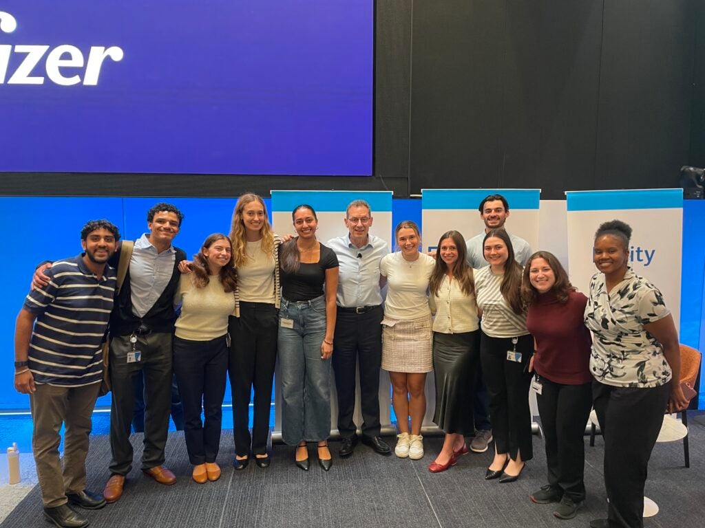 Stein and her Pfizer colleagues