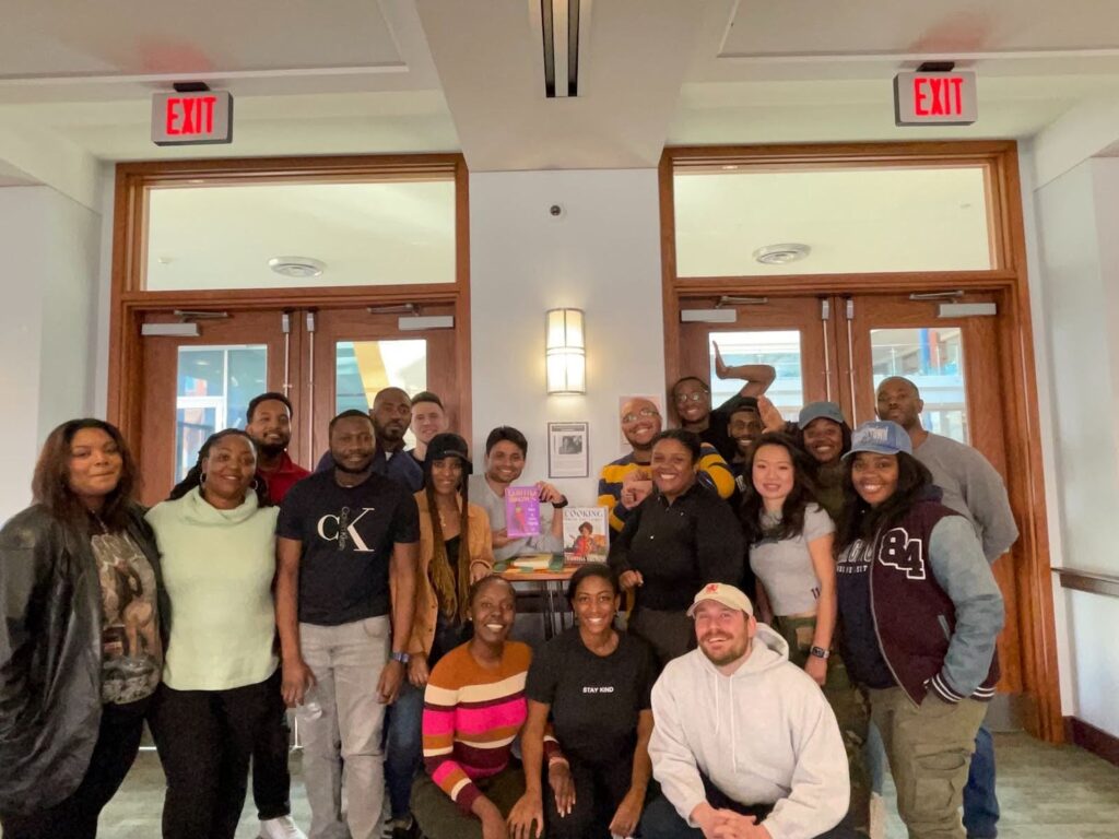 Georgetown Flex MBA students collaborating in a classroom setting, applying lessons in real time.