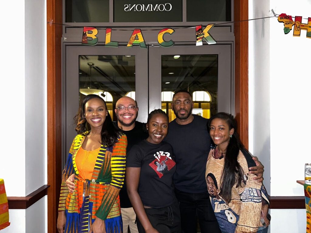 Georgetown Black MBA Association students hosting a cultural and educational event during Black History Month.