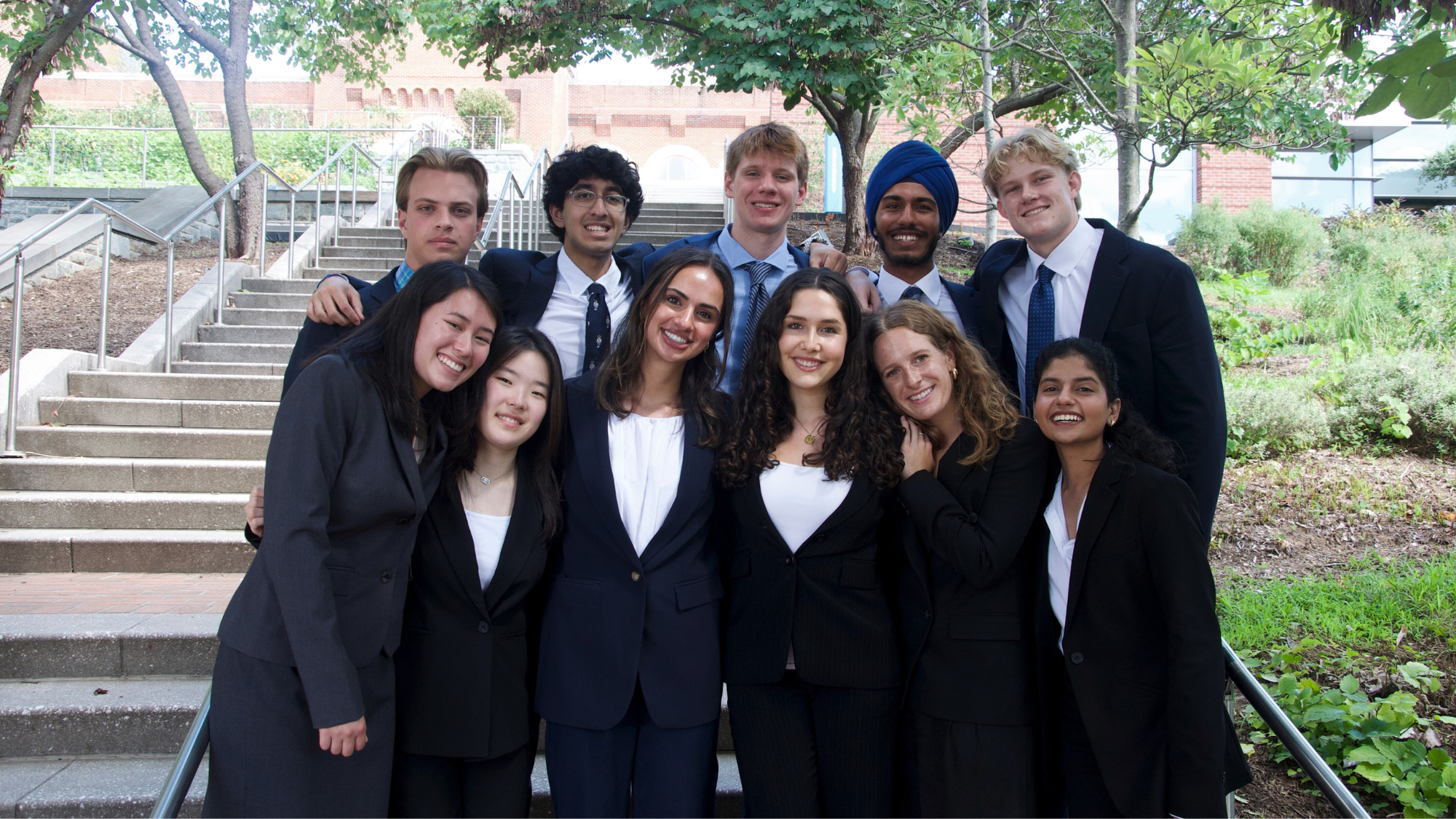 Undergraduate students at the Business Undergraduates Invested in Leadership Development (BUILD) program, a one-week, pre-orientation experience.