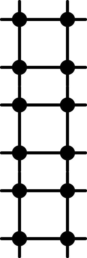 Design element in the shape of a ladder