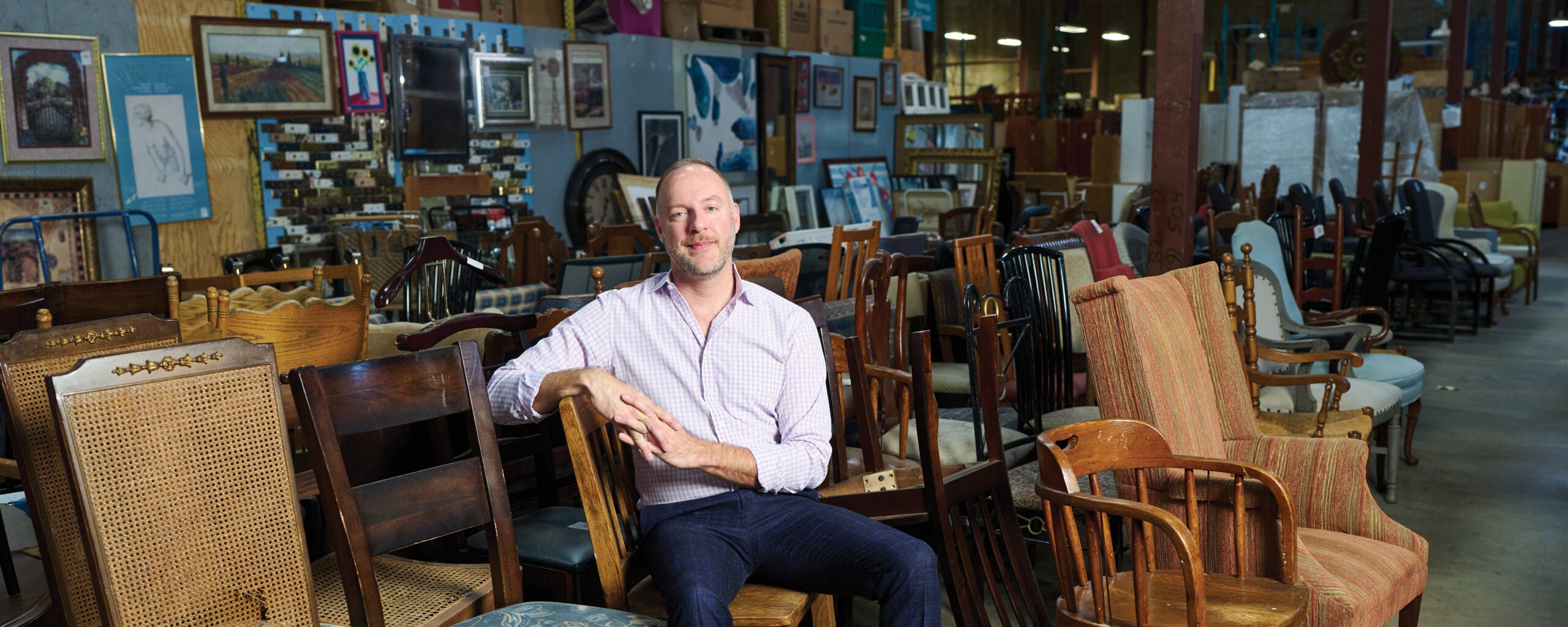 Trey Davis (MBA'07), executive director of Community Forklift