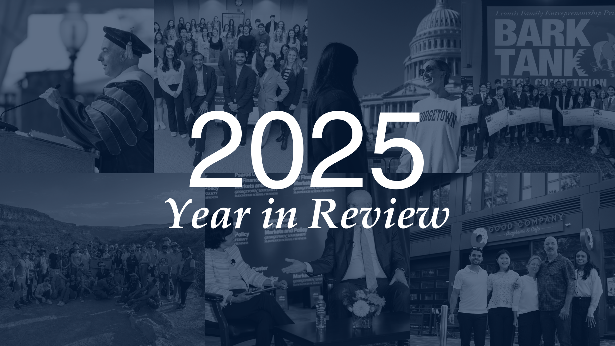 Collage of photos from Georgetown McDonough's top moments of 2025