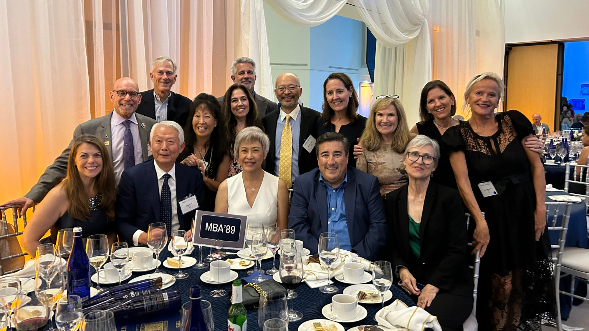 Georgetown McDonough MBA Class of 1989 at their class reunion