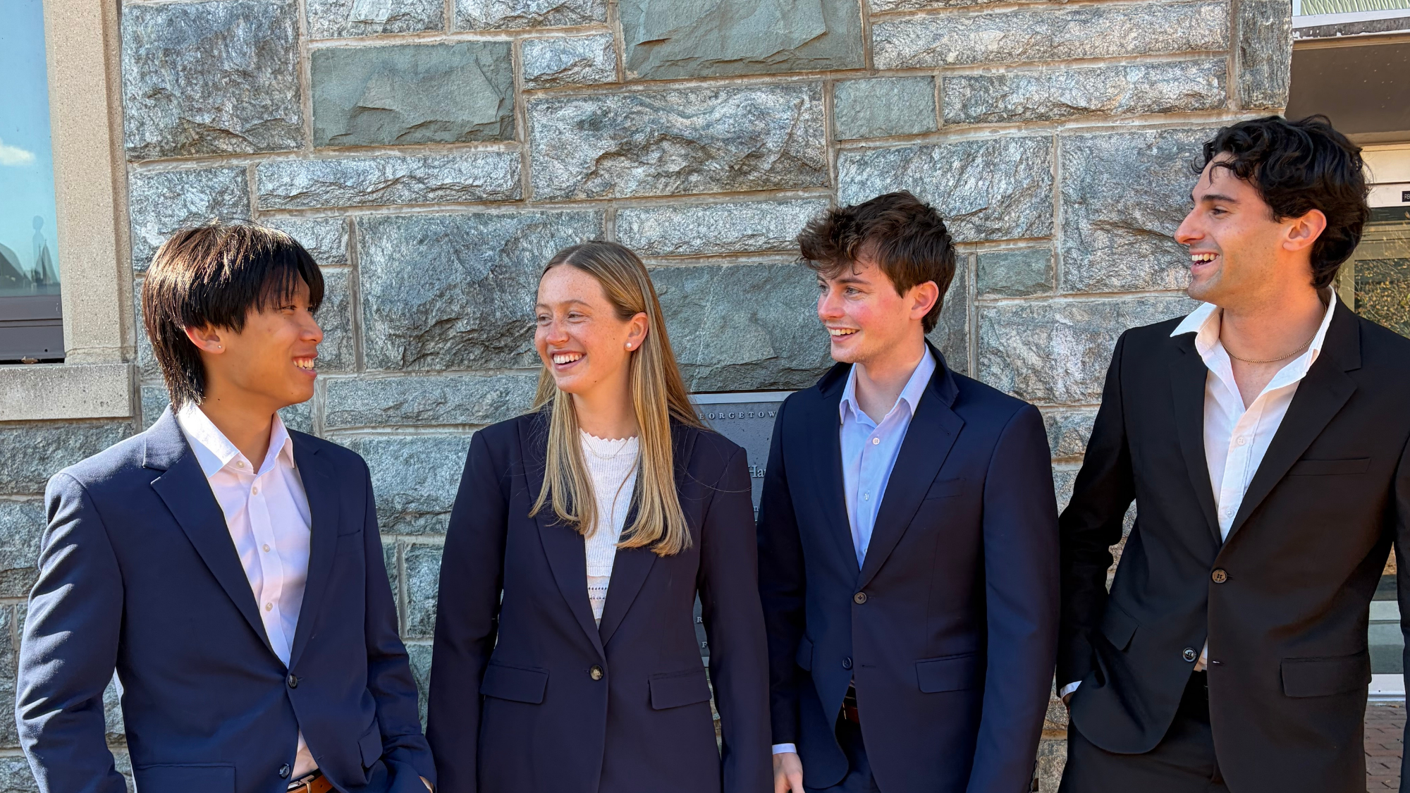 Undergraduate students in the Class of 2025 at Georgetown's McDonough School of Business