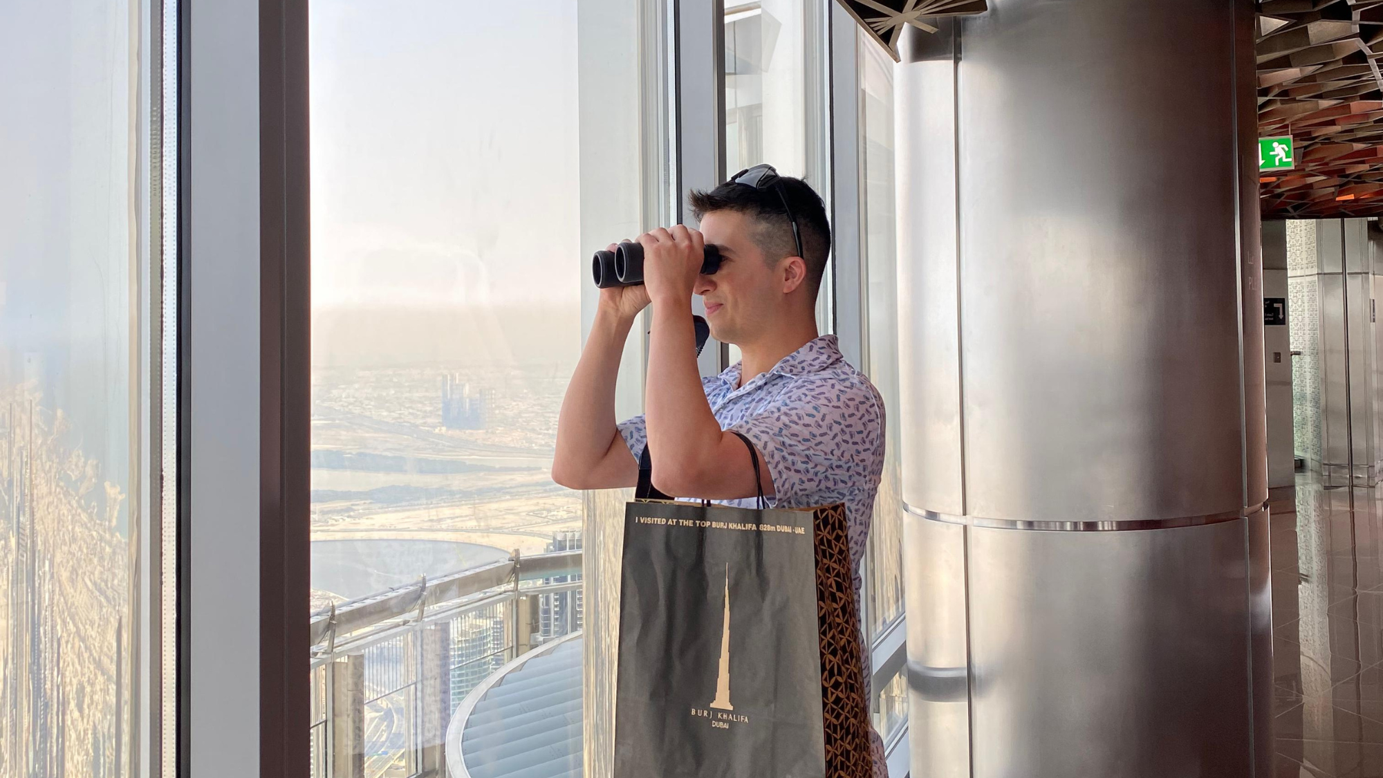 Enrique Pinon, current MBA student while traveling on his Global Business Experience trip in Dubai