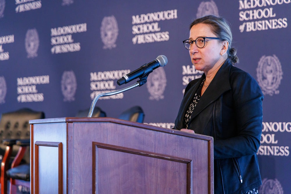 Tatiana Litvin-Vechnyak, vice president of the Office of Technology Commercialization