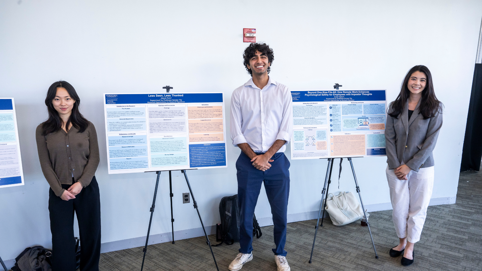 Research Symposium for undergraduate students at Georgetown's McDonough School of Business