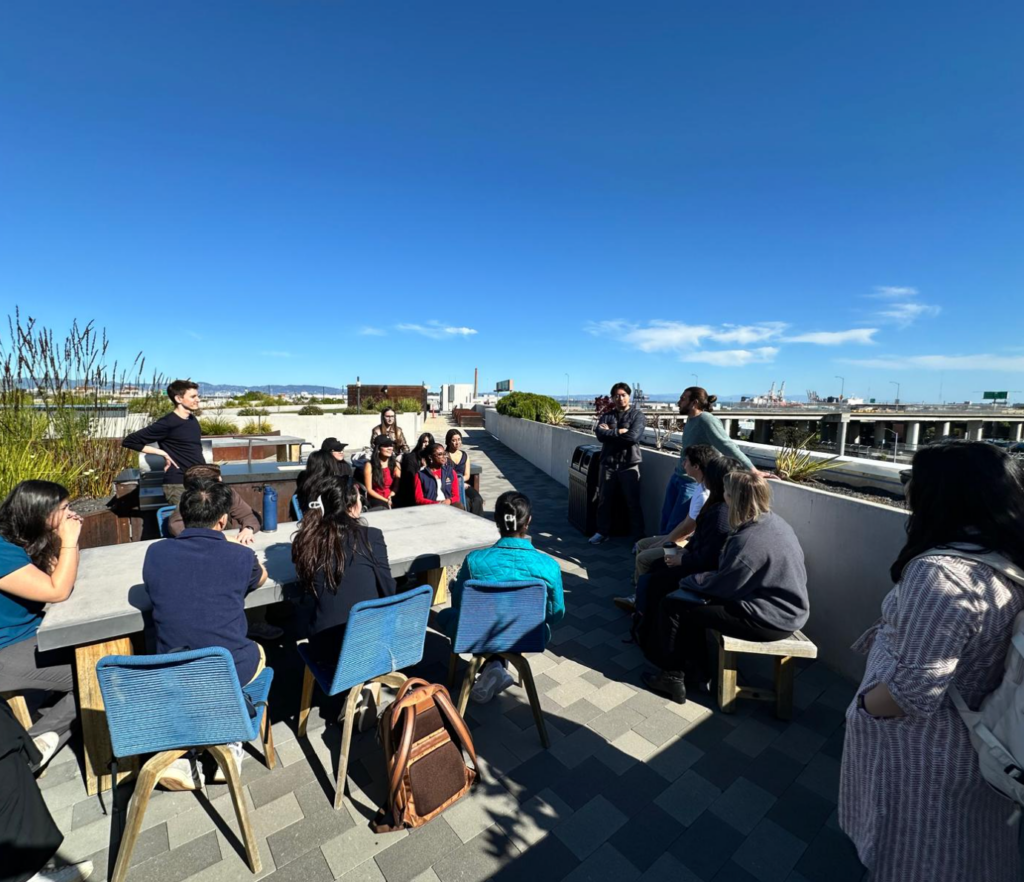The rooftop view of Halluminate in San Francisco