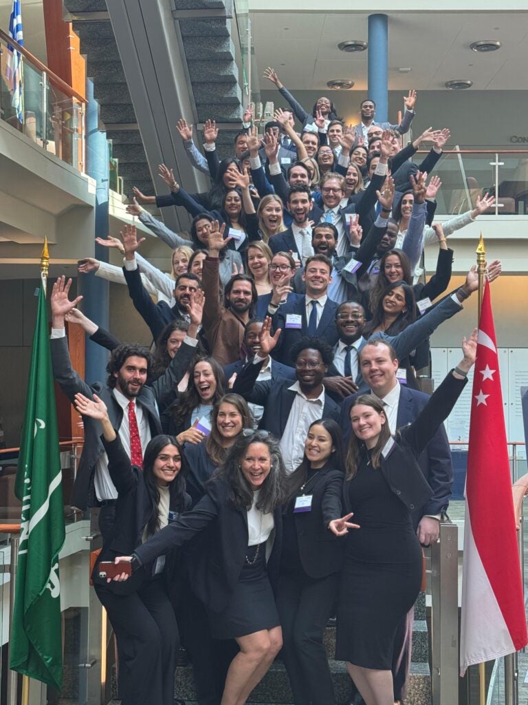 Georgetown McDonough Professor Williams with the spring 2026 Leadership Fellows. 