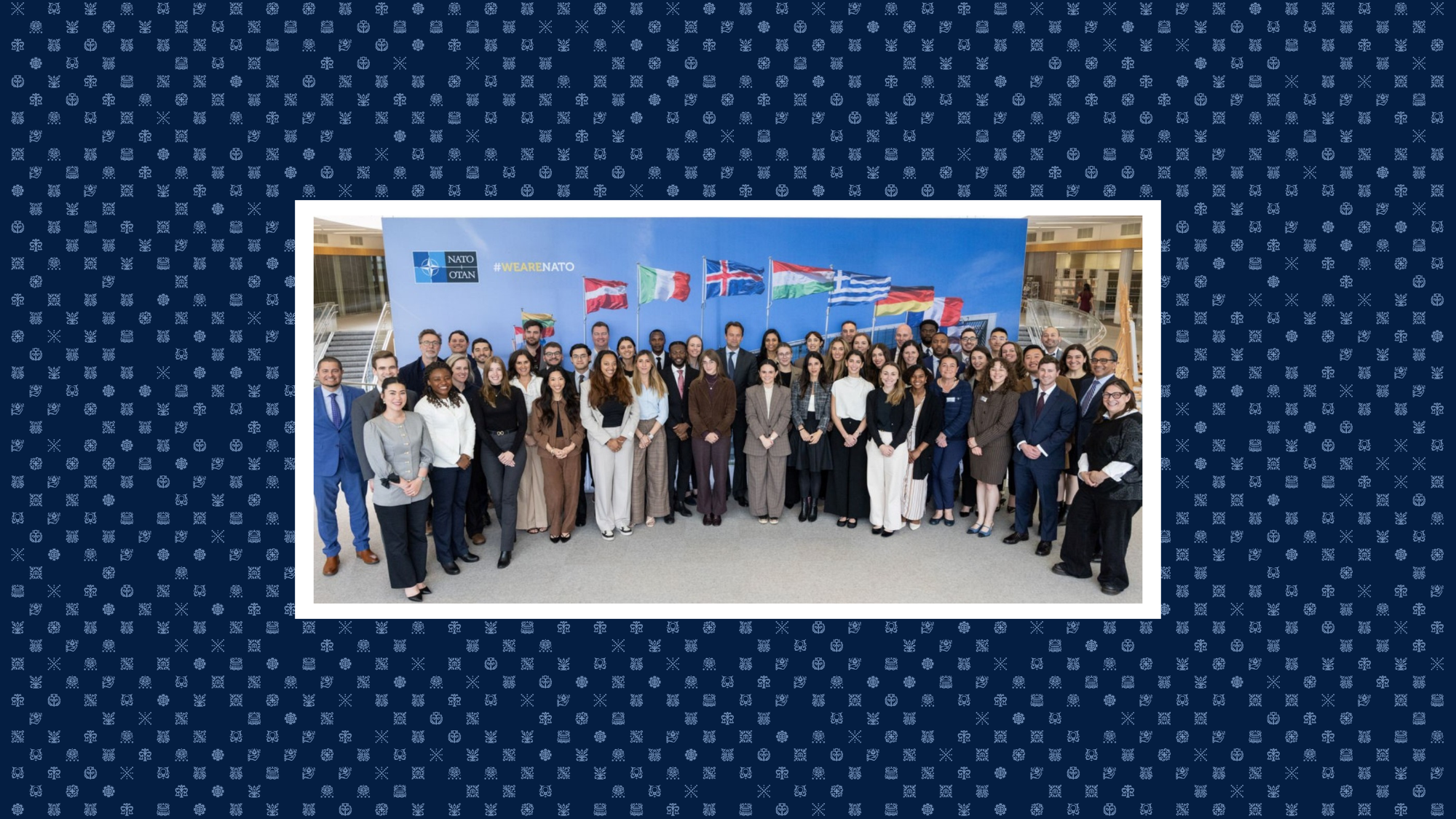 IBP Class of 2026 at NATO during one of their global residencies