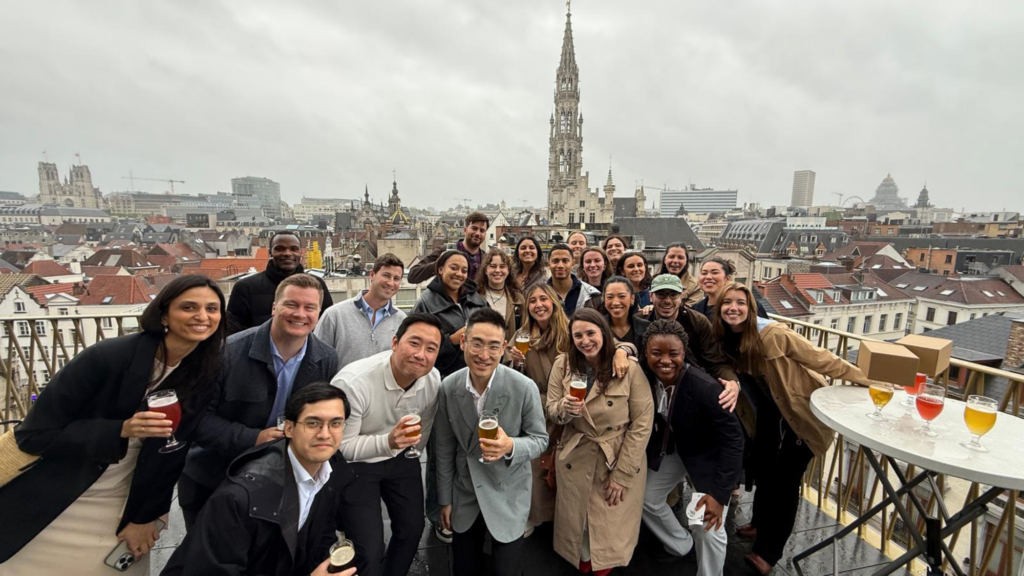 IBP Class of 2026 during their global residency in Brussels, Belgium