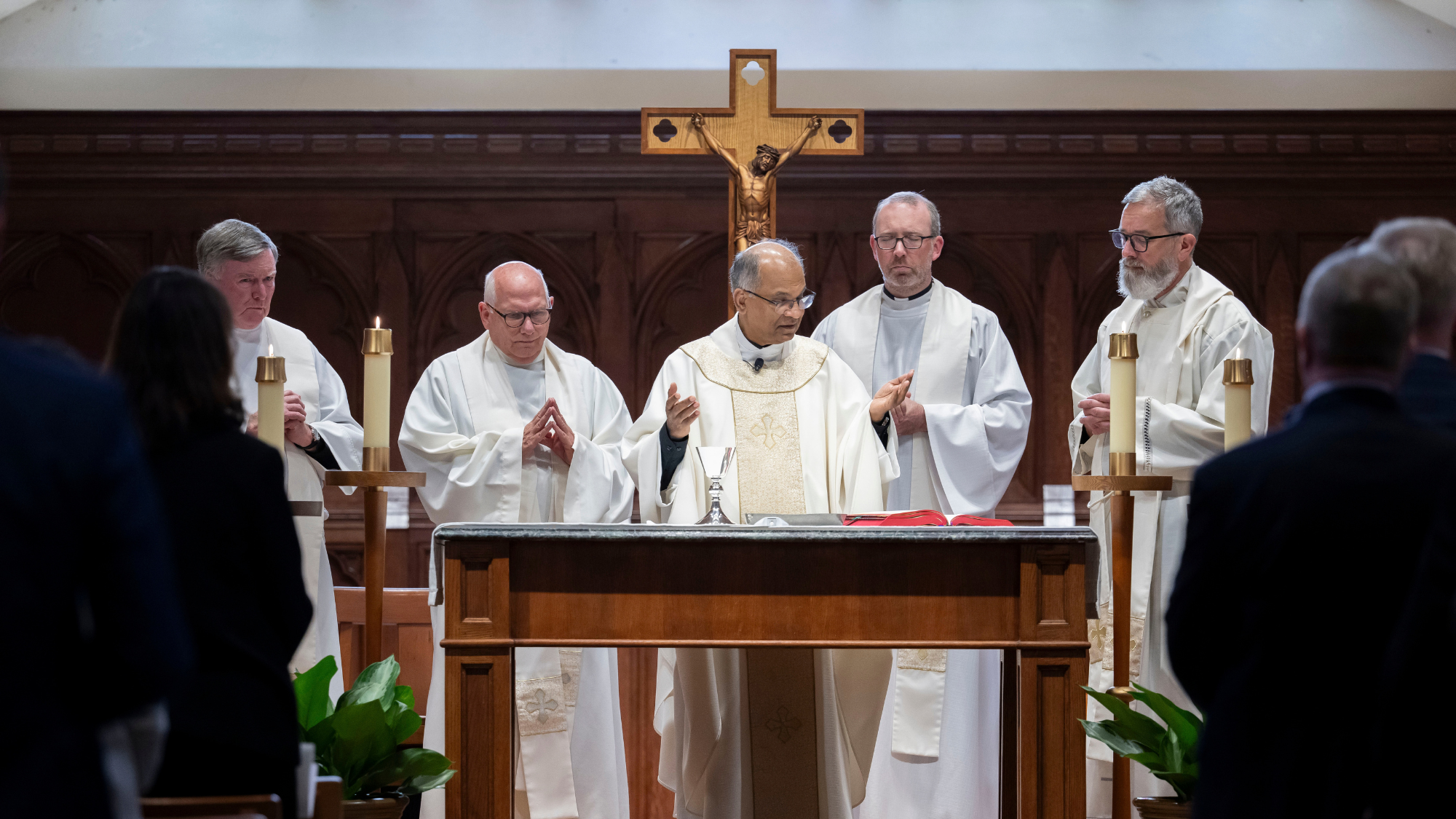 Celebration service at the Dahlgren Chapel for the Jesuit Values for Business Initiative Launch